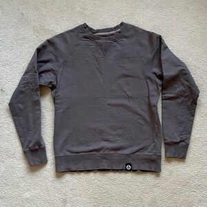 American Giant Men's Charcoal Crewneck Sweater